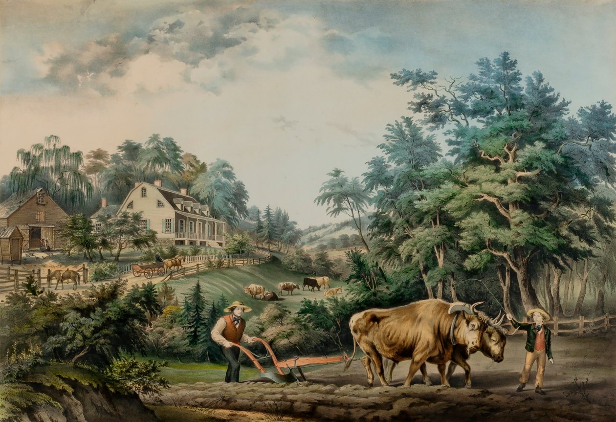 American Farm Scenes. č. 1. od Frances Flora Bond Palmer