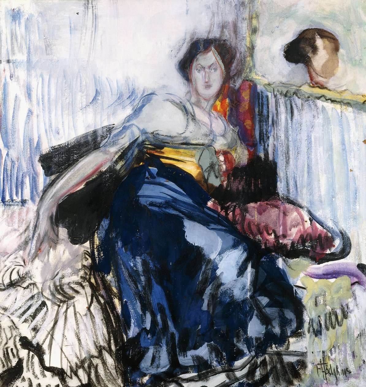 Ležící žena od Frances Hodgkins