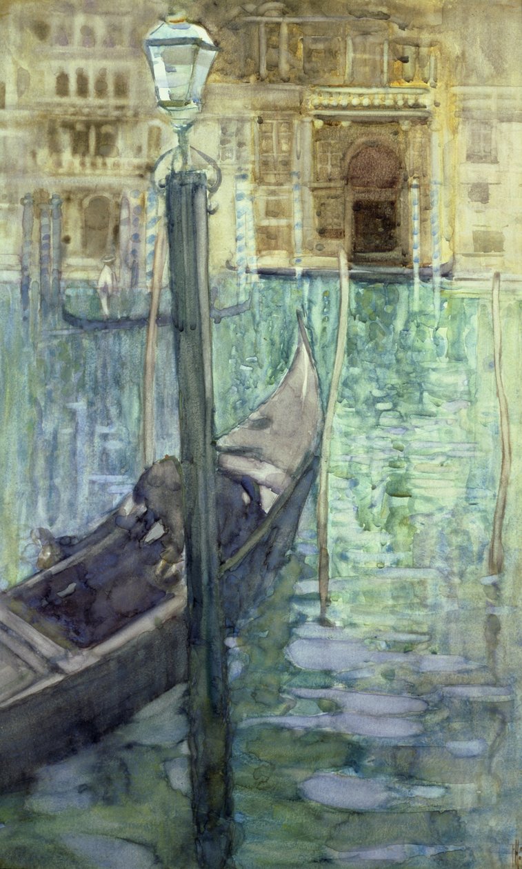 Benátky (akvarel na papíře) od Frances Hodgkins