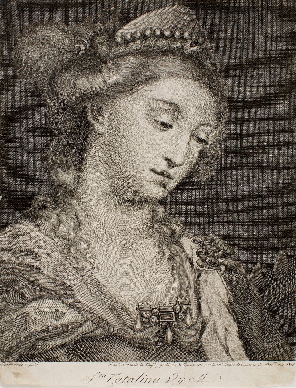 Svatá Kateřina Alexandrijská od Francesc Fontanals