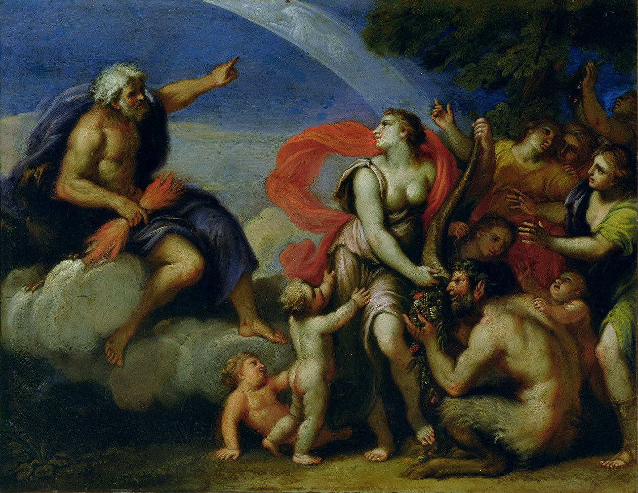 Jupiter a Pandora od Francesco Albani