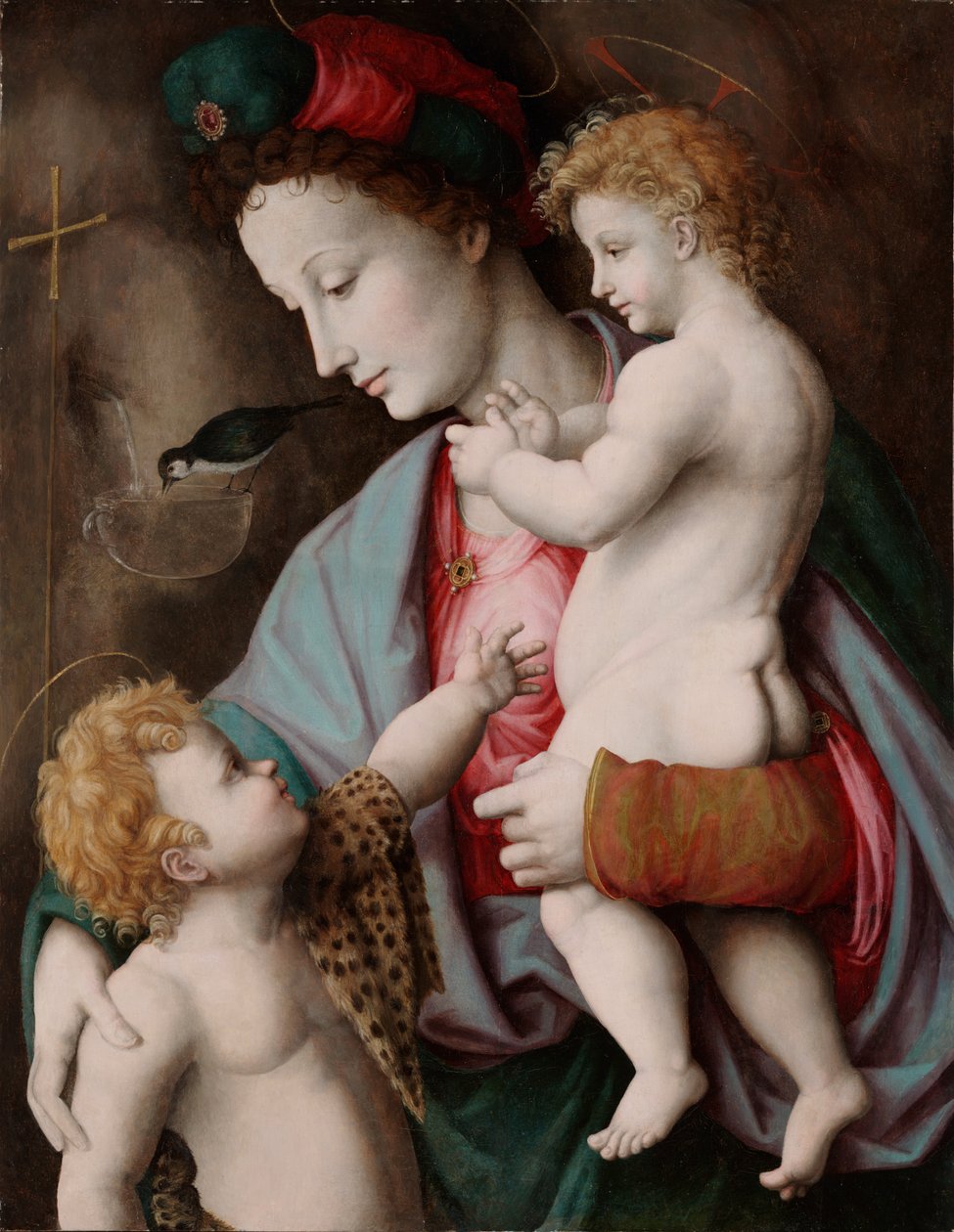 Madona s dítětem se svatým Janem od Francesco Ubertini Bacchiacca