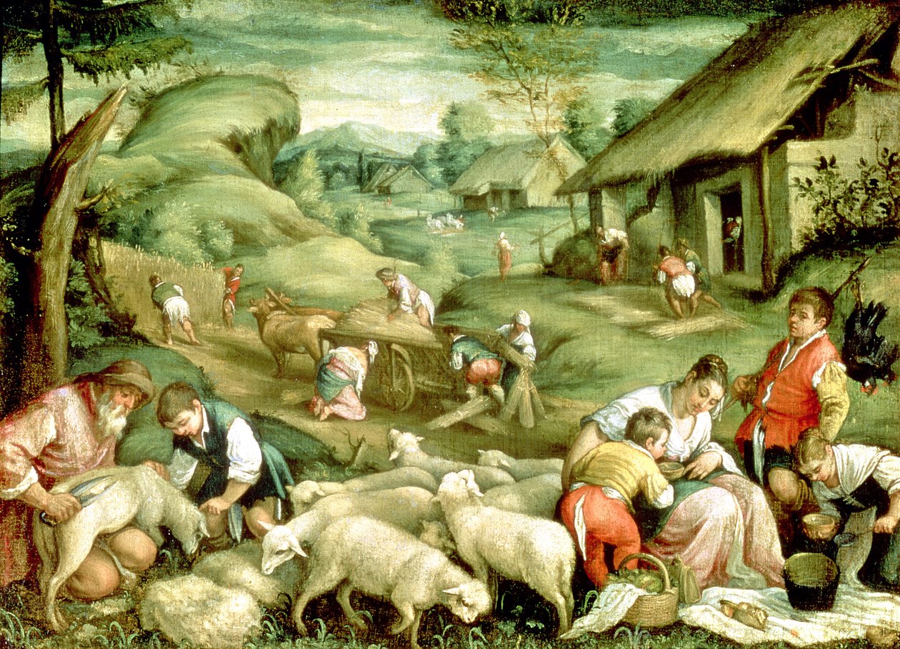Léto, 1570-80 (viz také 65685) od Francesco Bassano