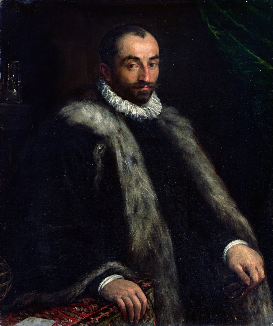 Vousatý muž, 1580 od Francesco Bassano