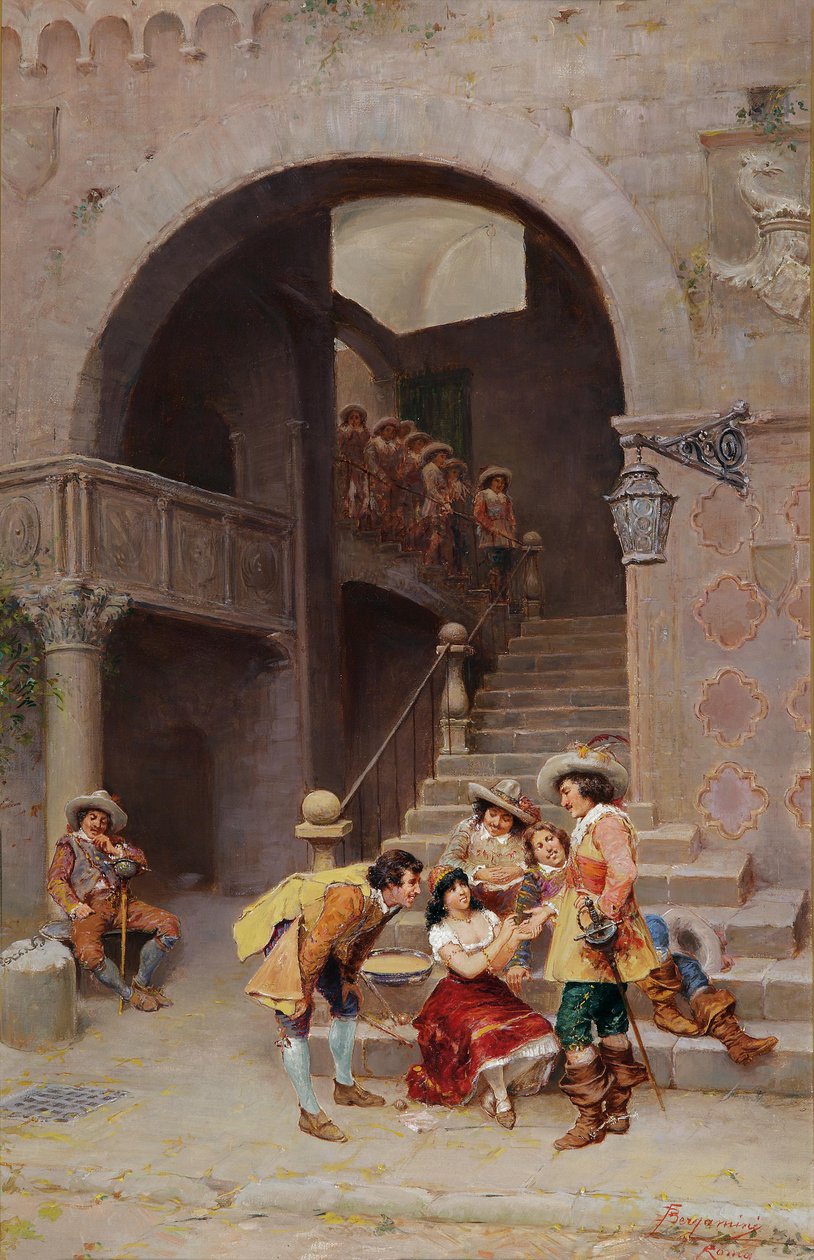 kartářka od Francesco Bergamini