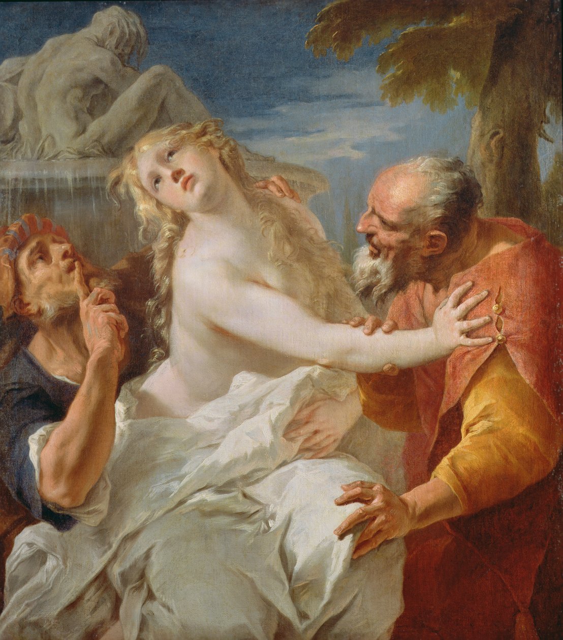 Susanna a starší od Francesco Bernardini