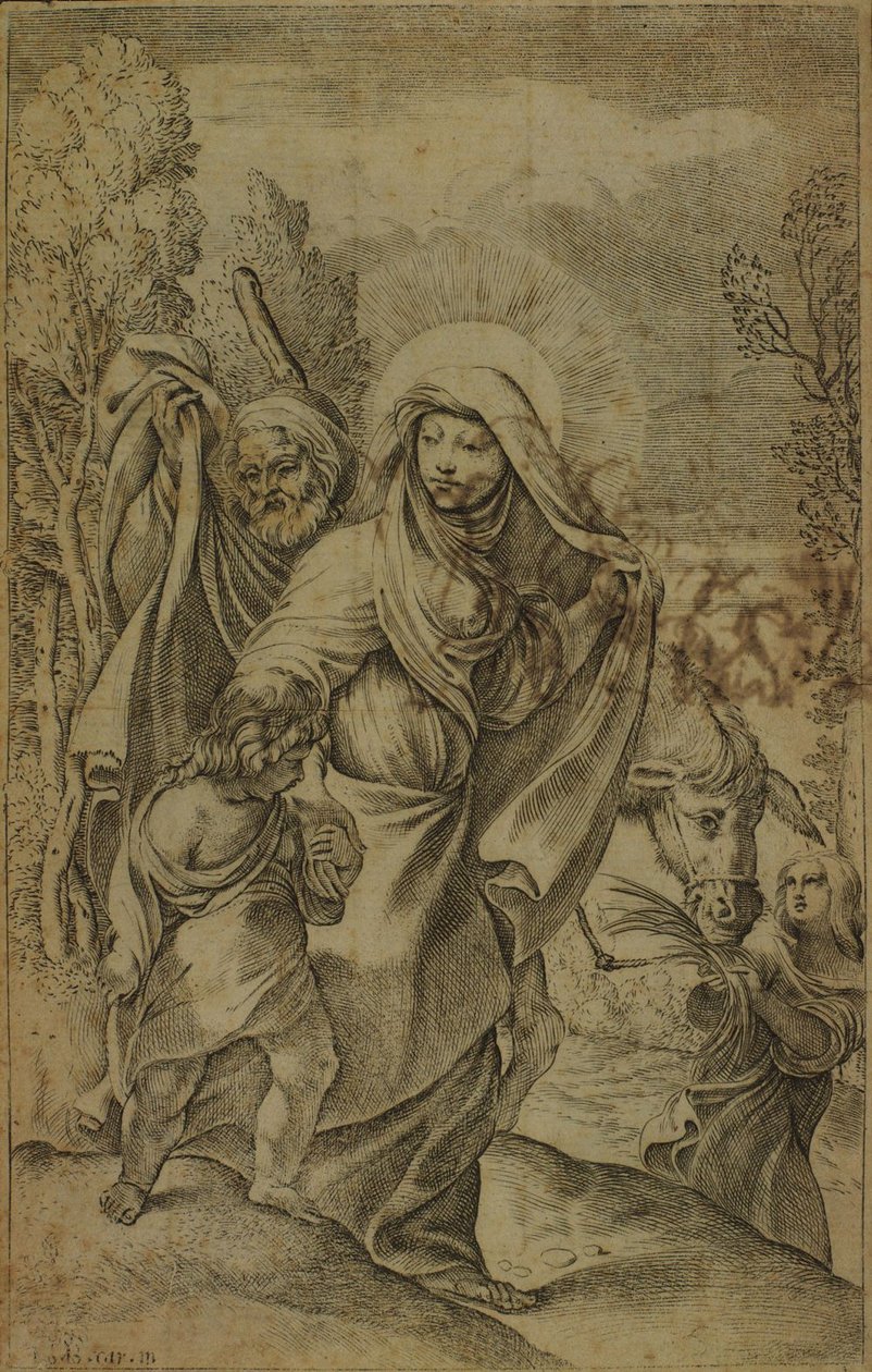 Svatá Panna se vrací z Egypta do Judeje od Francesco Brizio