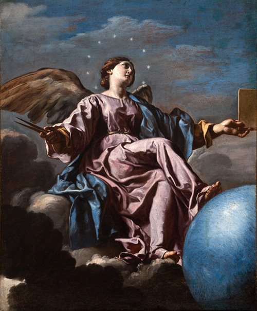 Alegorie astronomie Urania od Francesco Cozza