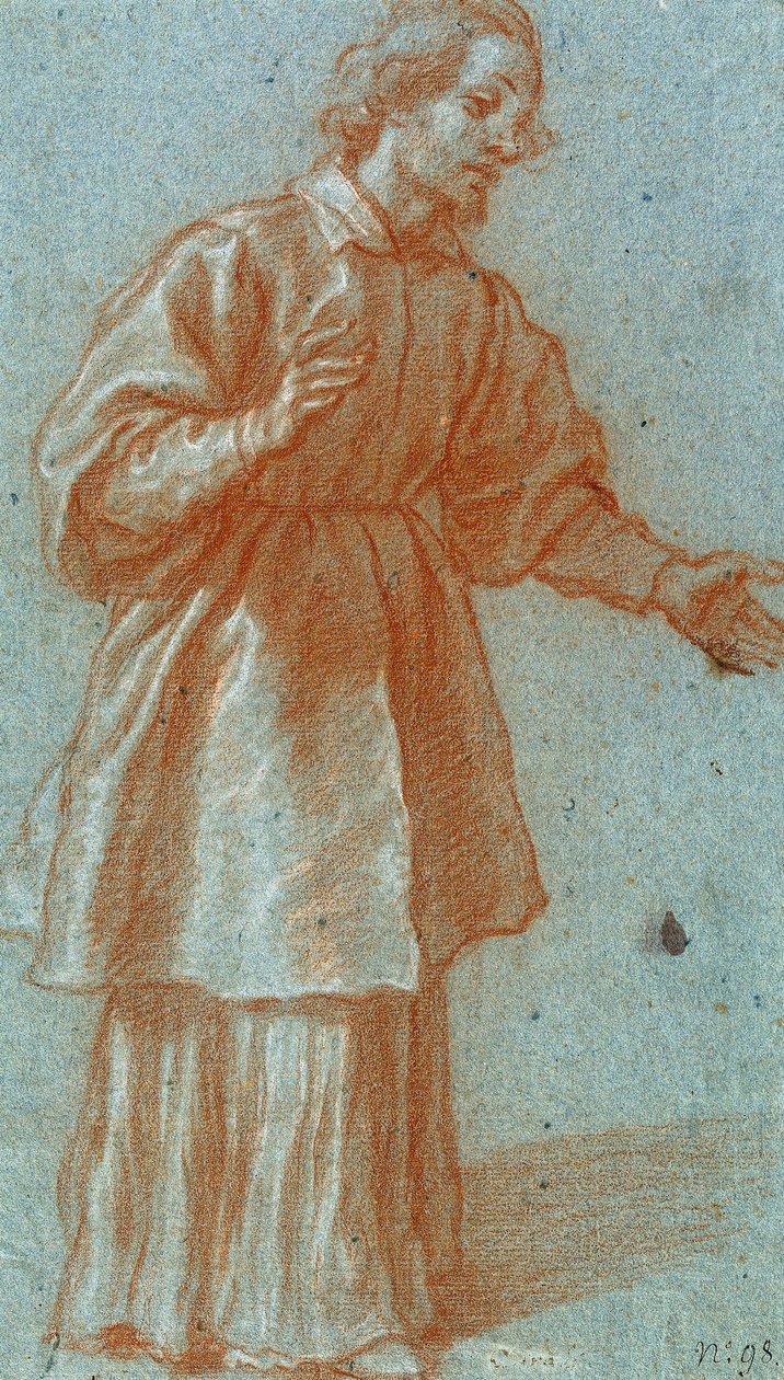 Studium velekněze od Francesco Curradi