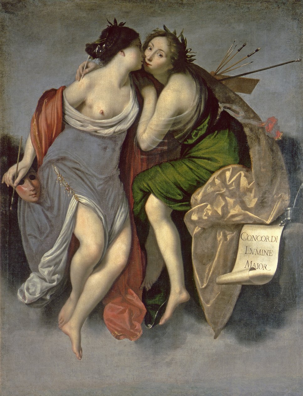 Alegorie Svazu malířství a poezie, 1626 od Francesco Furini