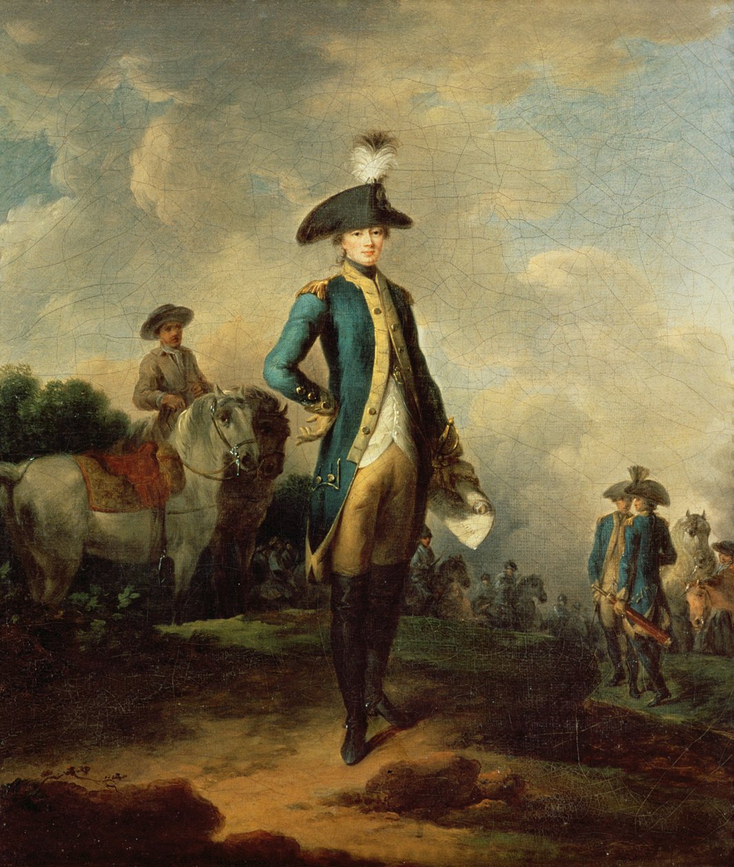 Marquis de La Fayette (1757-1834), kolem 1781-85 od Francesco Giuseppe Casanova