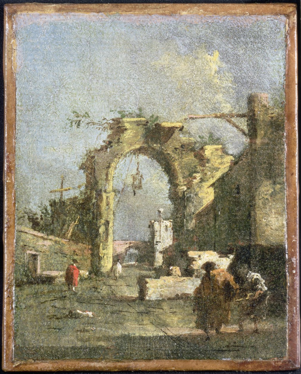 A Capriccio - Ruiny, 18. století od Francesco Guardi