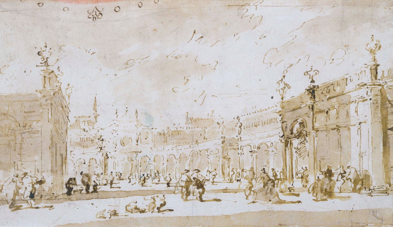 Náměstí svatého Marka od Francesco Guardi