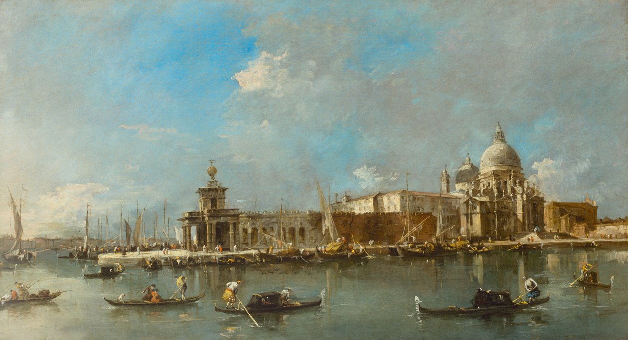 Santa Maria della Salute a Dogana, Benátky, kolem roku 1783 od Francesco Guardi