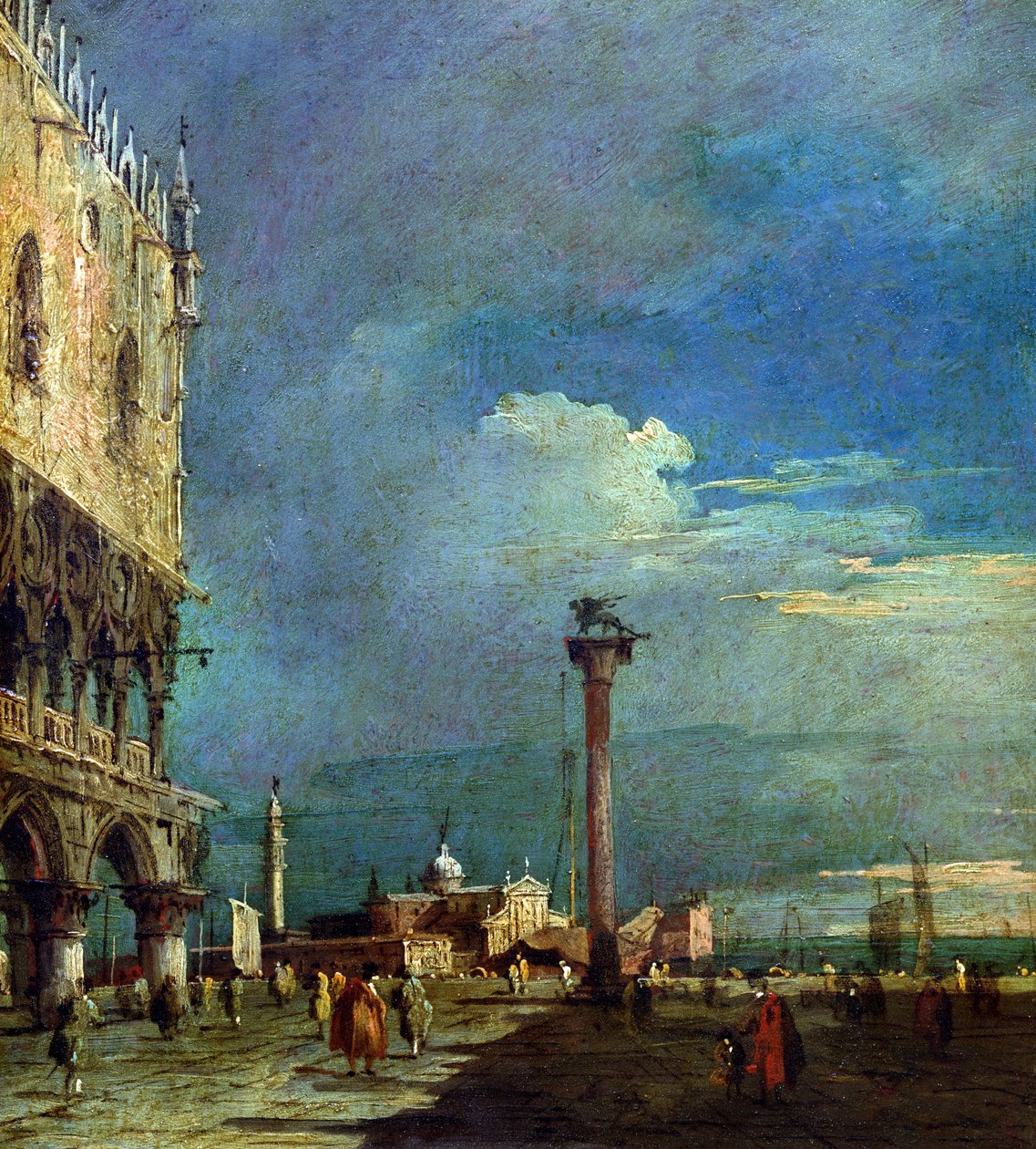 Benátky, Piazzetta di San Marco od Francesco Guardi