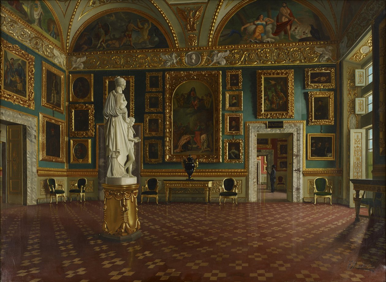 Síň Ilias v paláci Pitti ve Florencii od Francesco Maestosi