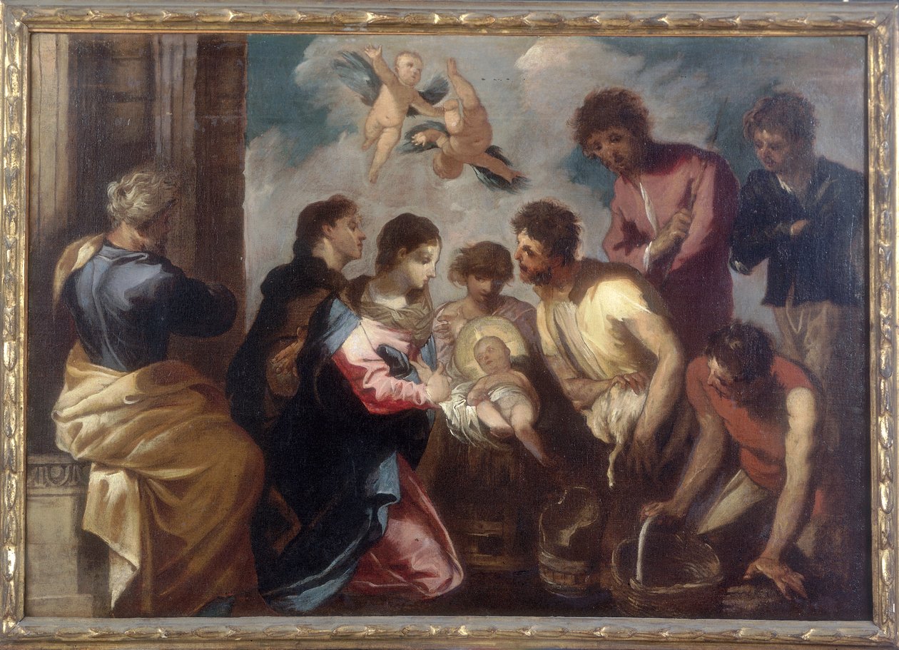 Klanění pastýřů, dílo Francesca Maffei, konzervované v Galleria Estense v Modeně od Francesco Maffei