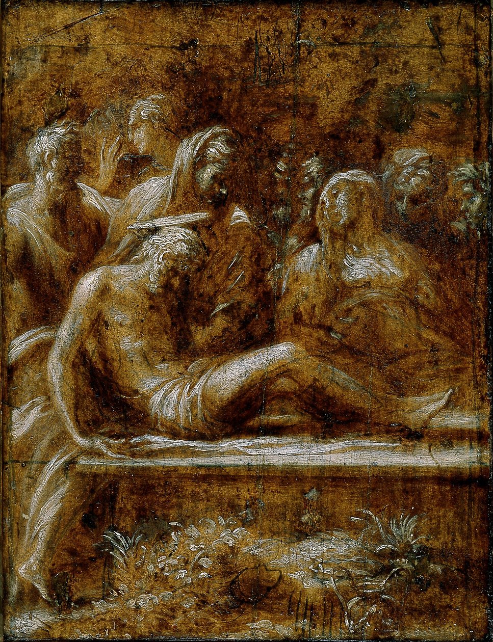 Pohřeb Krista od Parmigianino