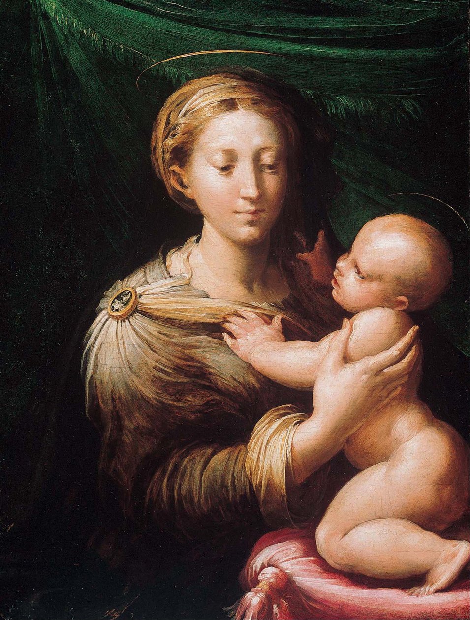 Madona s dítětem od Parmigianino