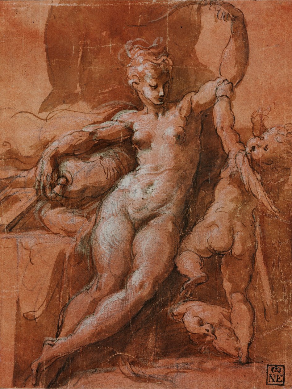 Venuše odzbrojující Amor od Parmigianino