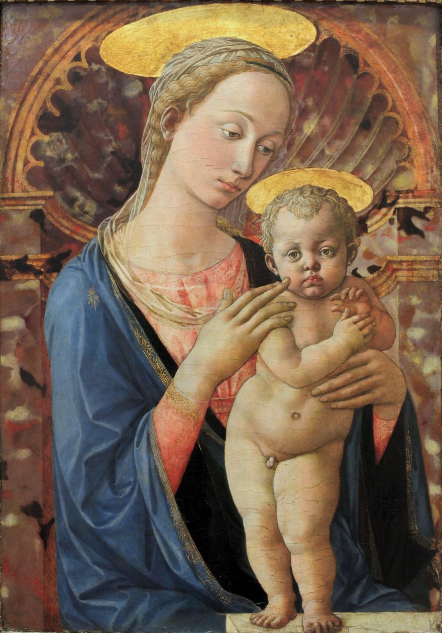 Panna s dítětem od Francesco Pesellino