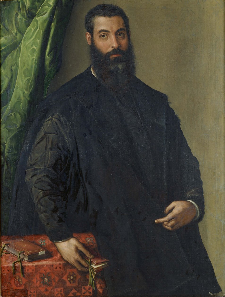 Portrét muže od Francesco de Rossi Salviati Cecchino