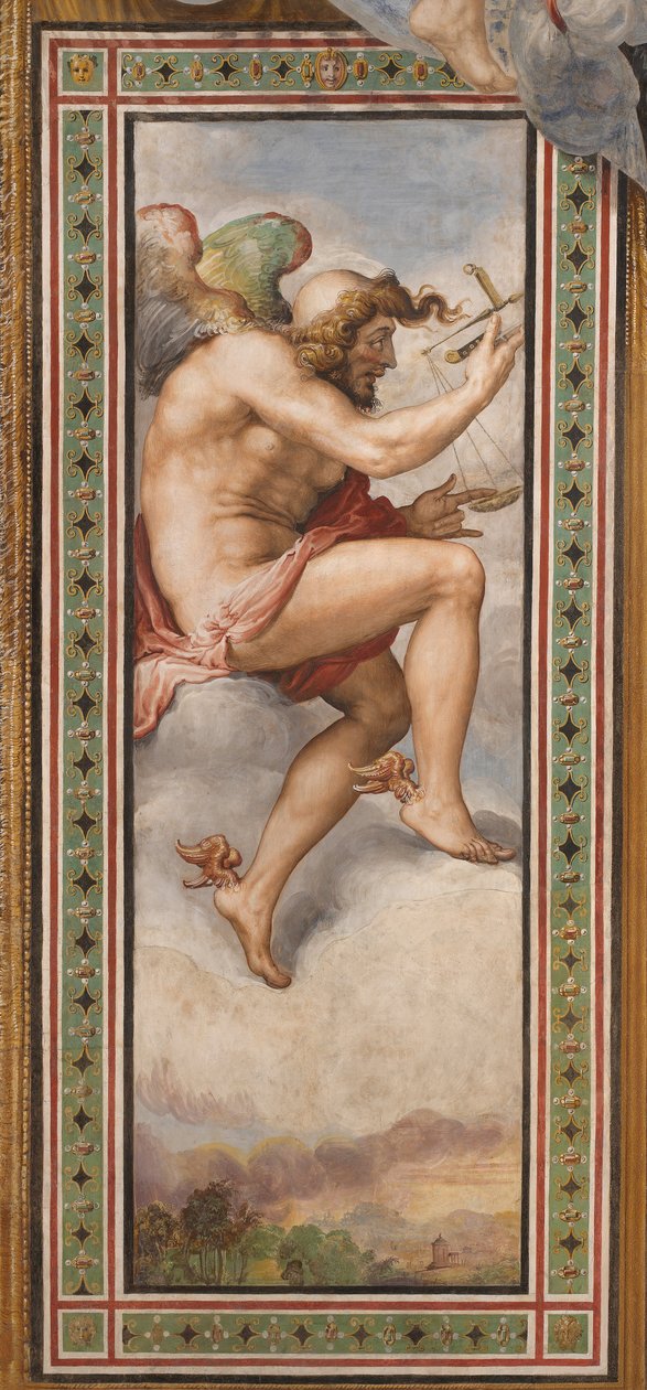 Čas jako příležitost (Kairos) od Francesco de Rossi Salviati Cecchino