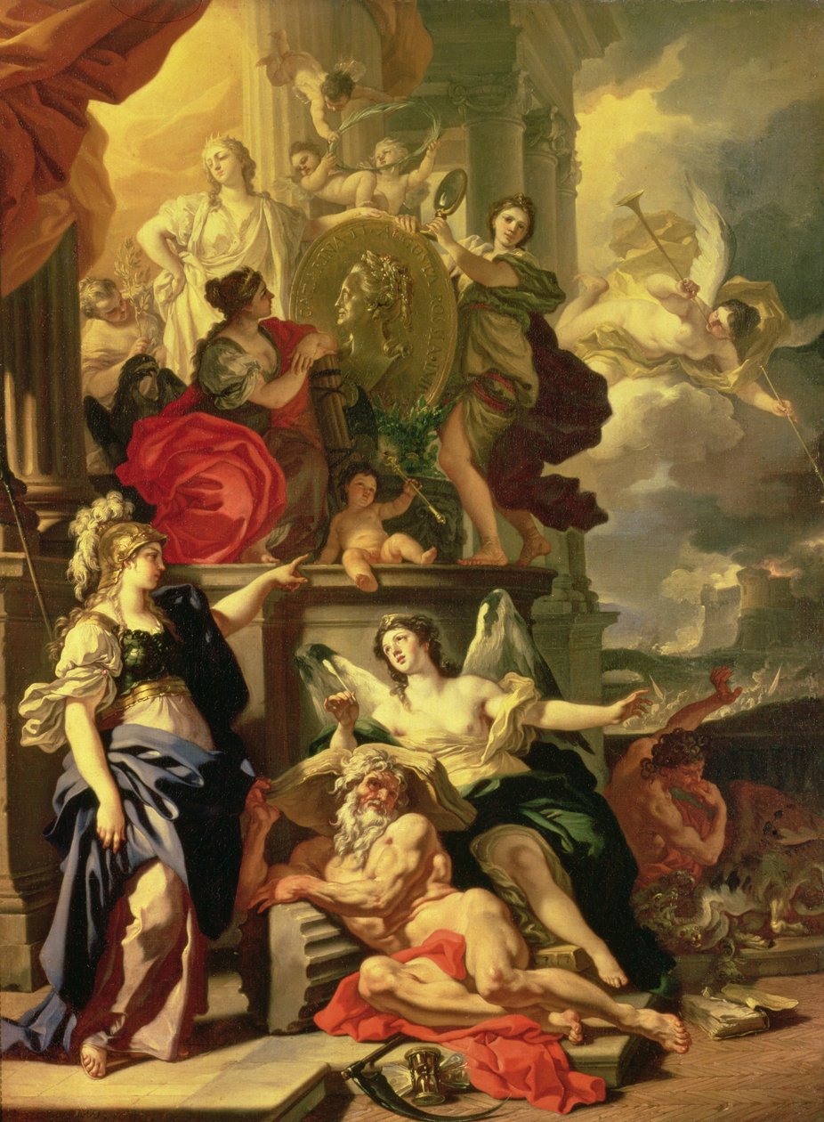 Alegorie vlády, 1690 od Francesco Solimena