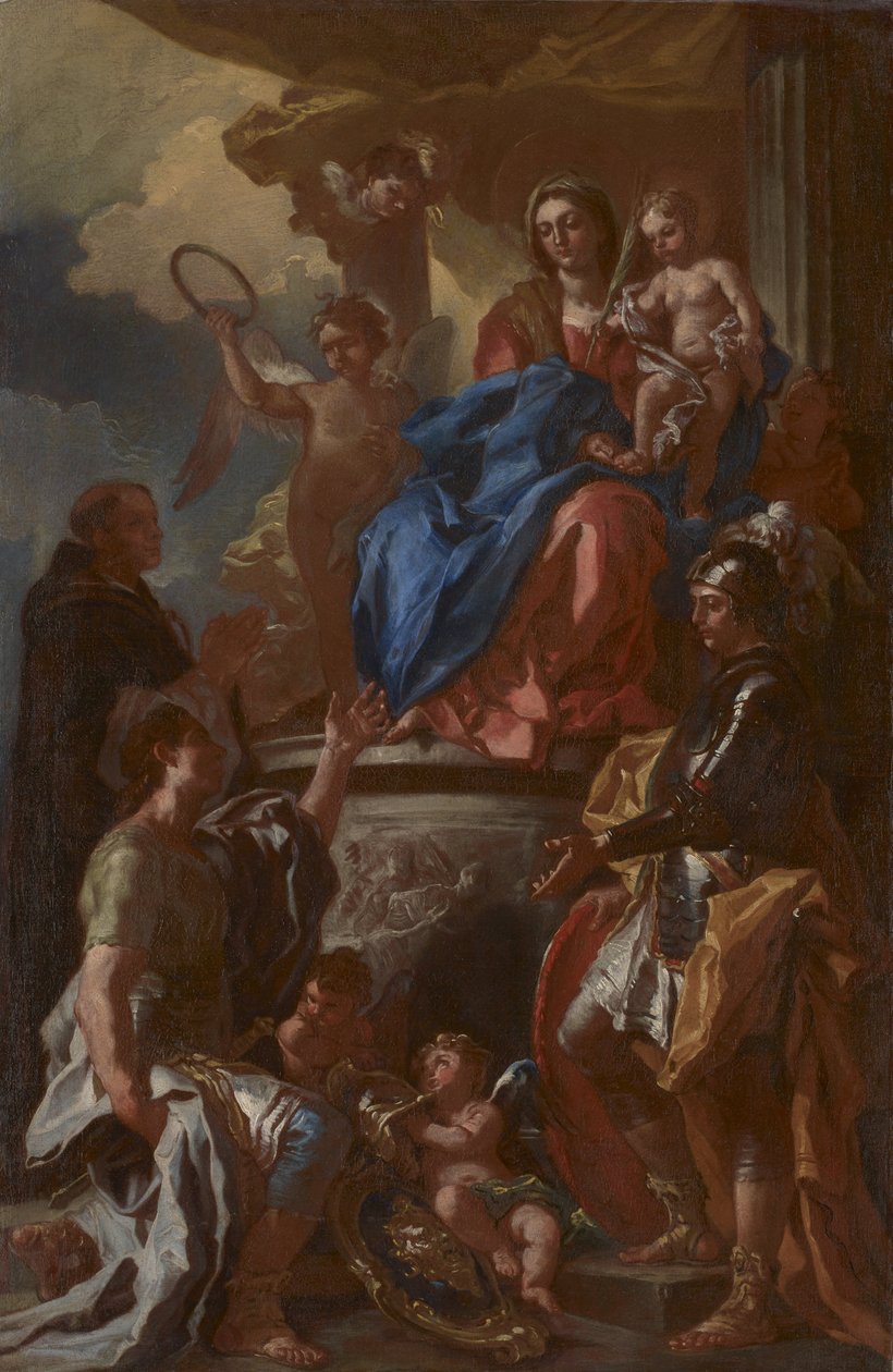 Madona mučedníků od Francesco Solimena