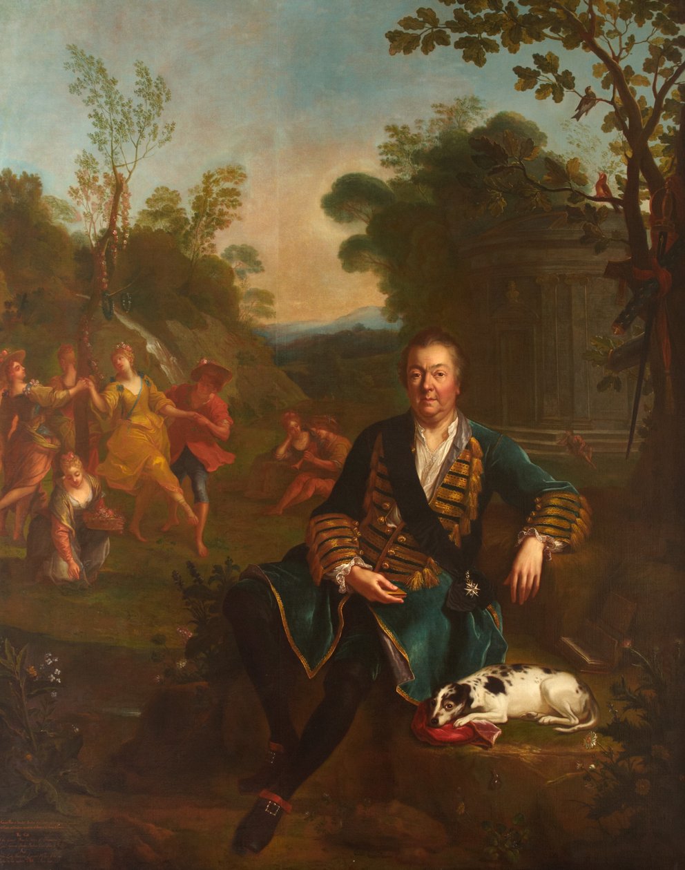 Philippe de Vendome, francouzský velkopřevor od Francesco Trevisani