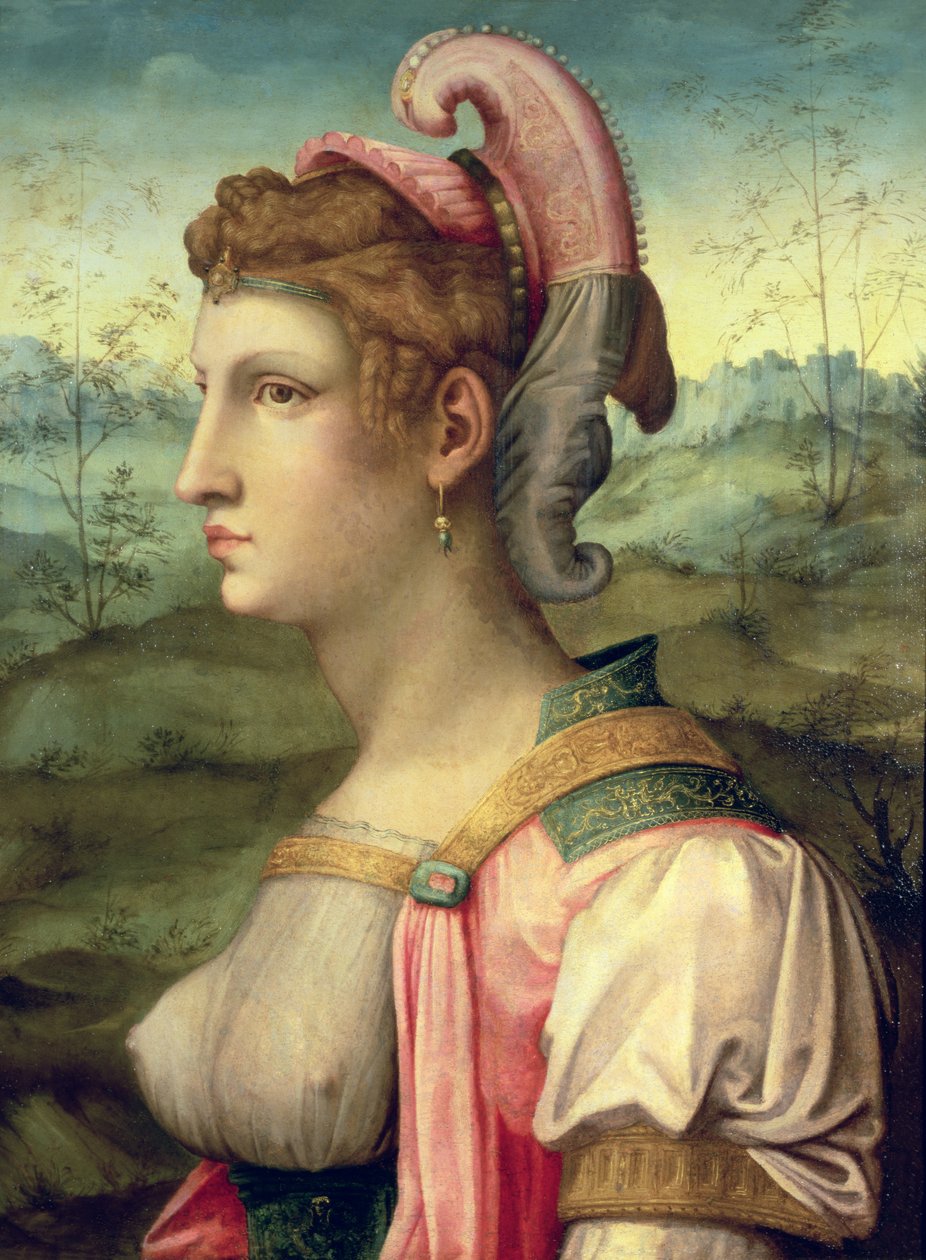 Sibyla, kolem roku 1540 od Francesco Ubertini Verdi Bachiacca