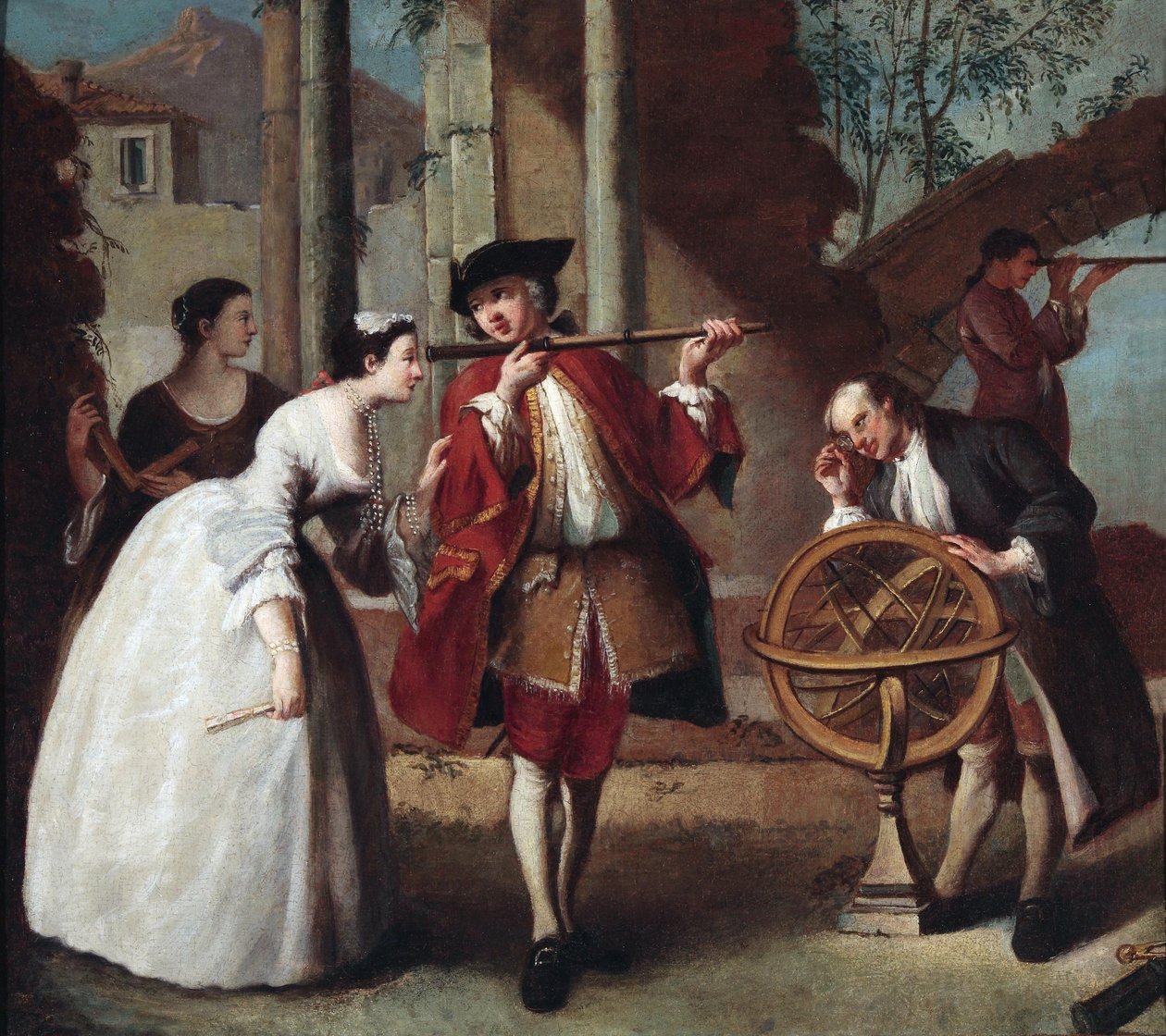 Alegorie astronomie od Francesco Zugno