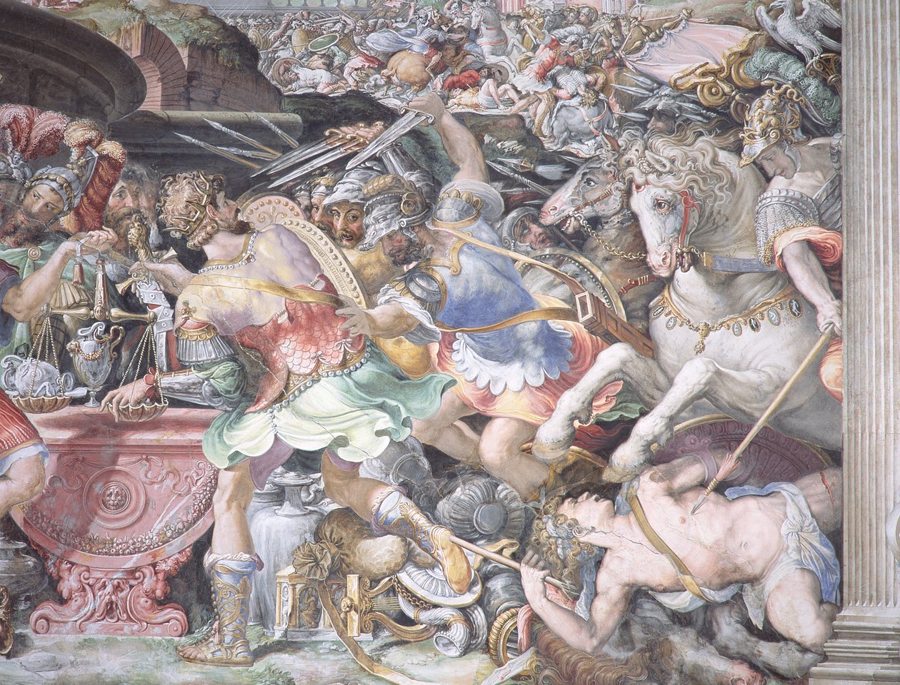 Forbidding the Weighing of Gold, scéna z 