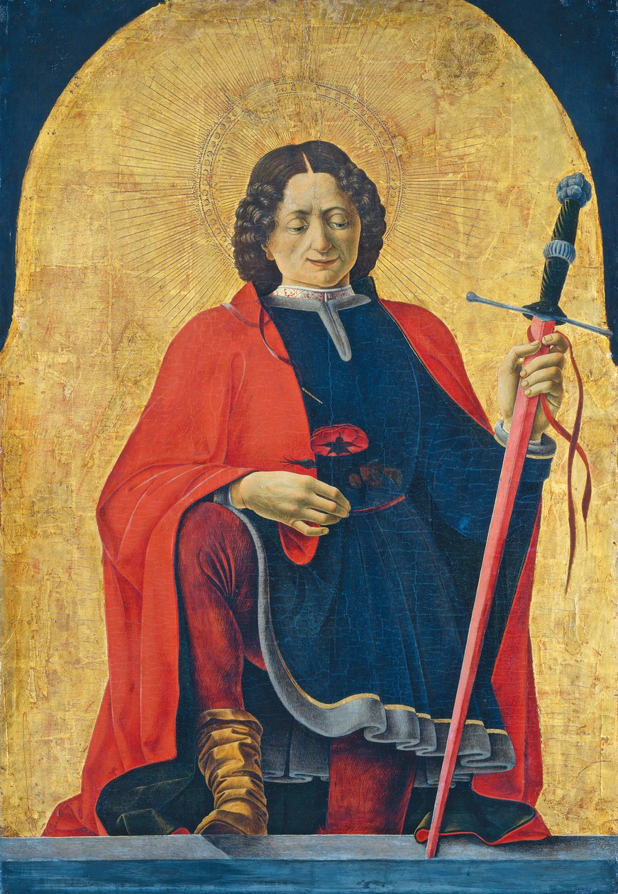 Svatý Florián, c. 1473-74 (teplota na panelu) od Francesco del Cossa