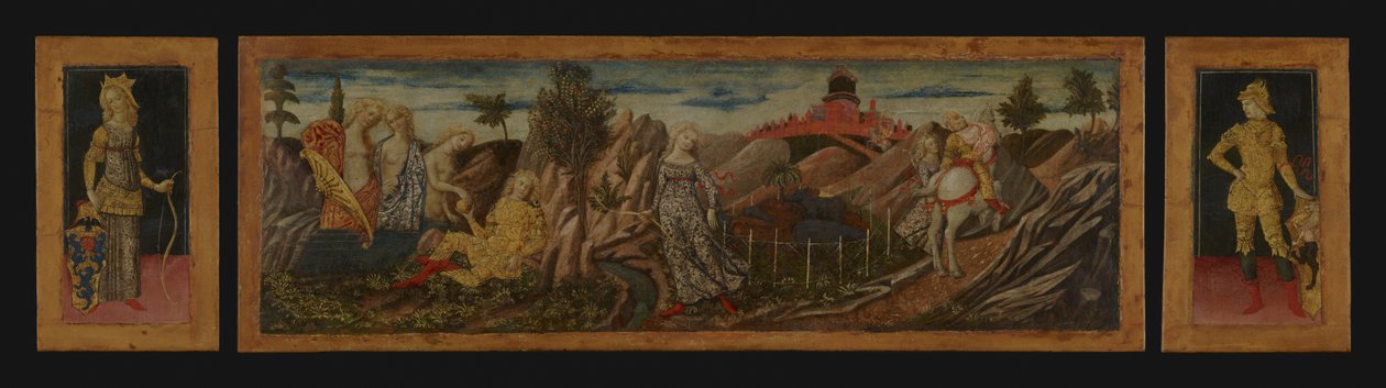 Příběh Oenone a Paříže od Francesco di Giorgio  