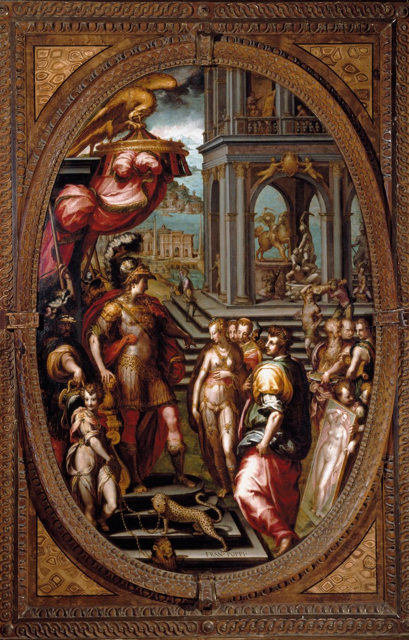 Alexandr Veliký Cedes Campaspe do Apelle od Francesco Morandini
