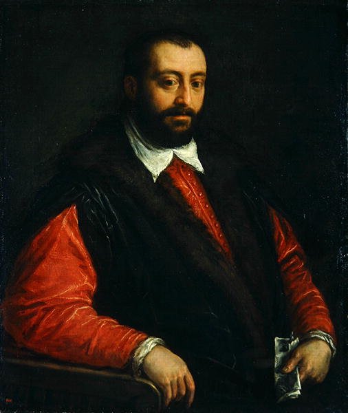 Portrét muže (olej na plátně) od Francesco Bassano