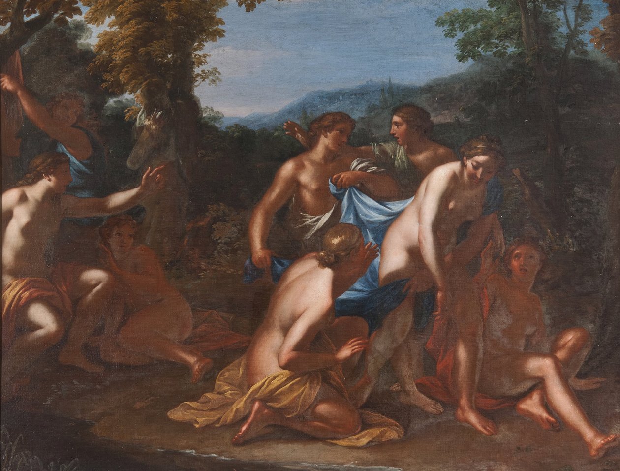 Diana und Callisto mit Nymphen od Francesco Albani