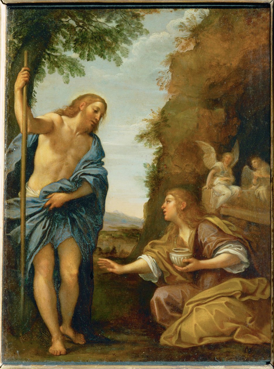 Kristus a Magdaléna ... od Francesco Albani