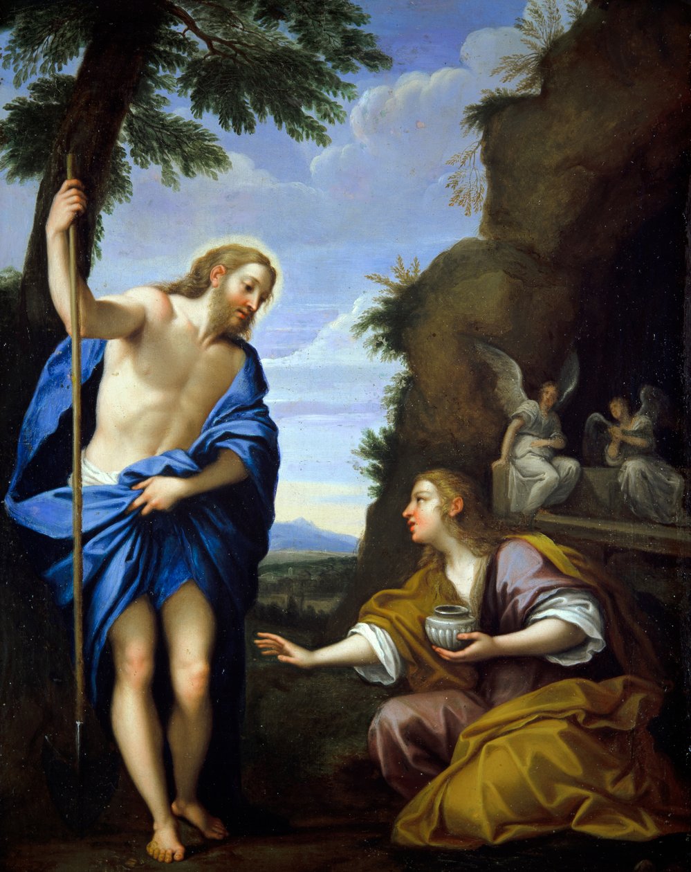 Noli me tangere (na plátně) od Francesco Albani