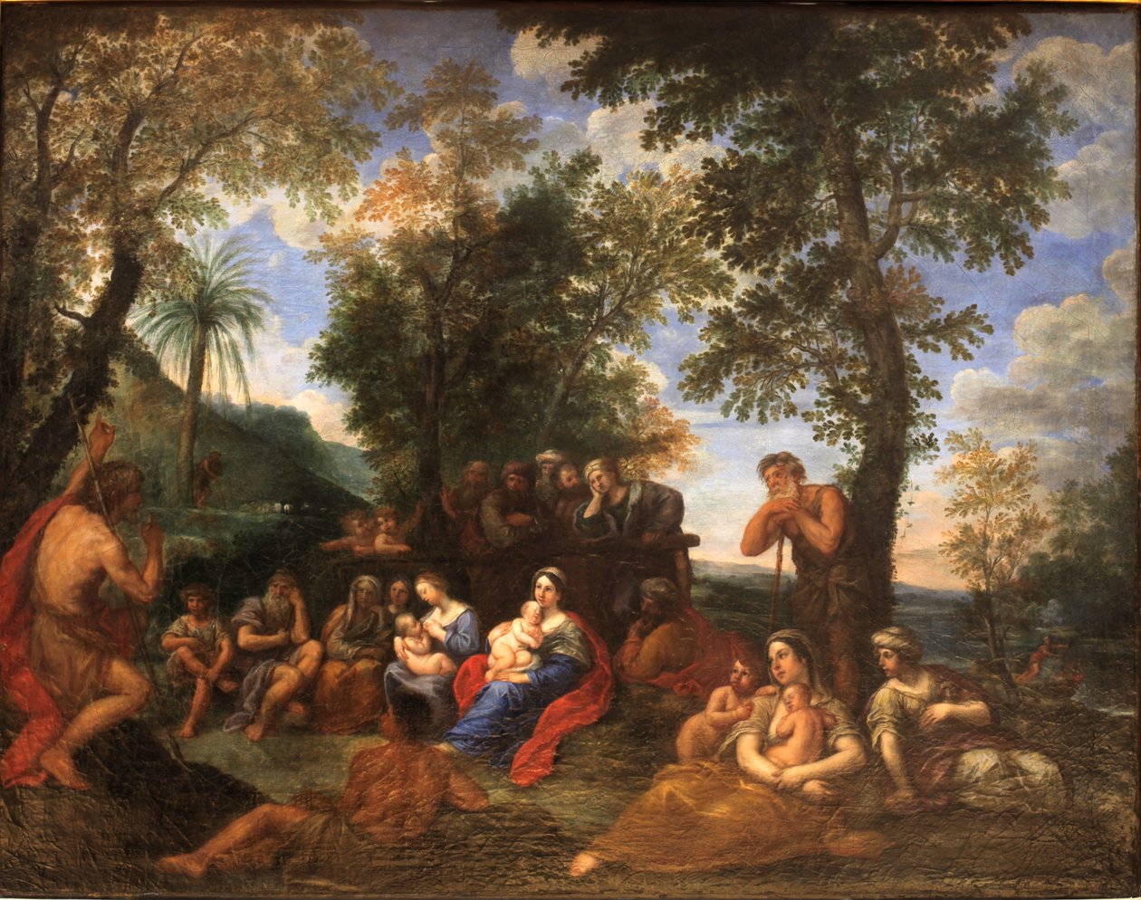 Predikace svatého Jana Křtitele od Francesco Albani