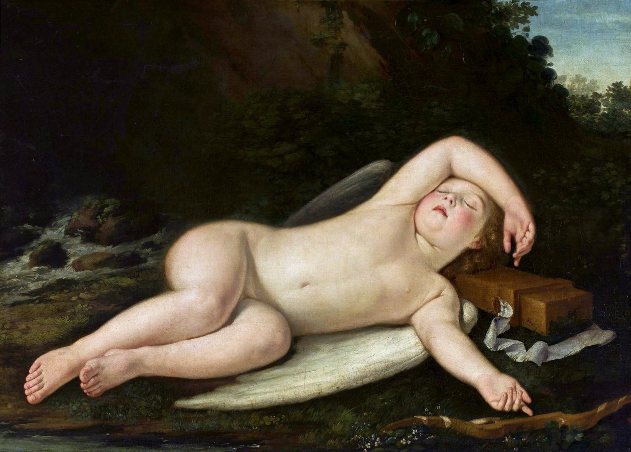 Spící Eros od Francesco Albani