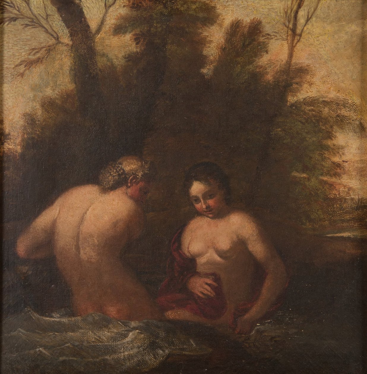 Zwei badende Nymphen od Francesco Albani