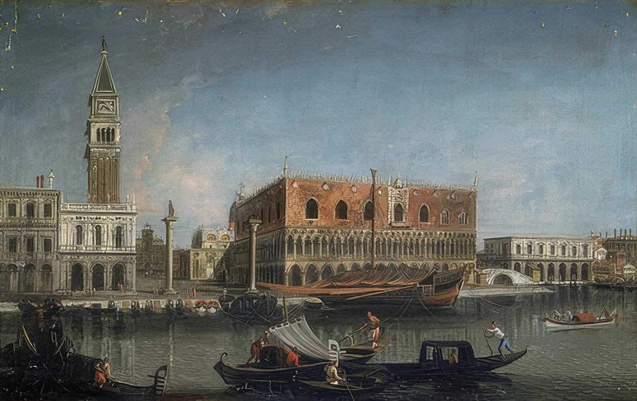 Vévodský palác. Přibližně 1735-1740 od Francesco Albotto