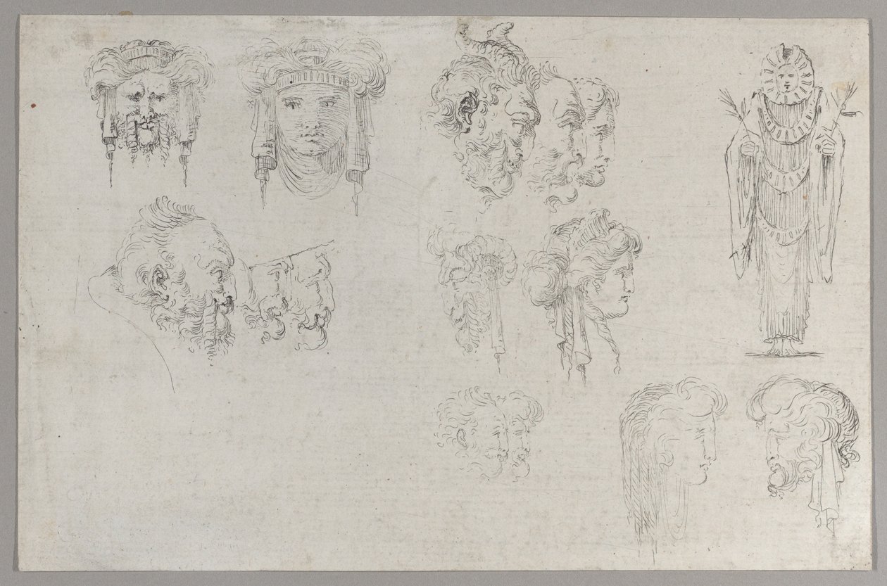 Studie vedoucích, ca. 1744. od Francesco Algarotti