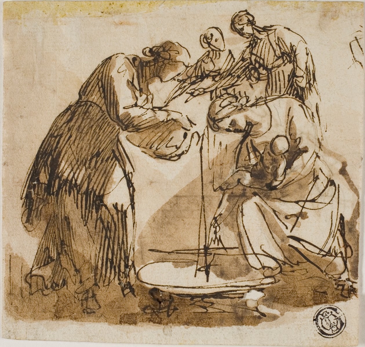 Narození Panny od Francesco Allegrini