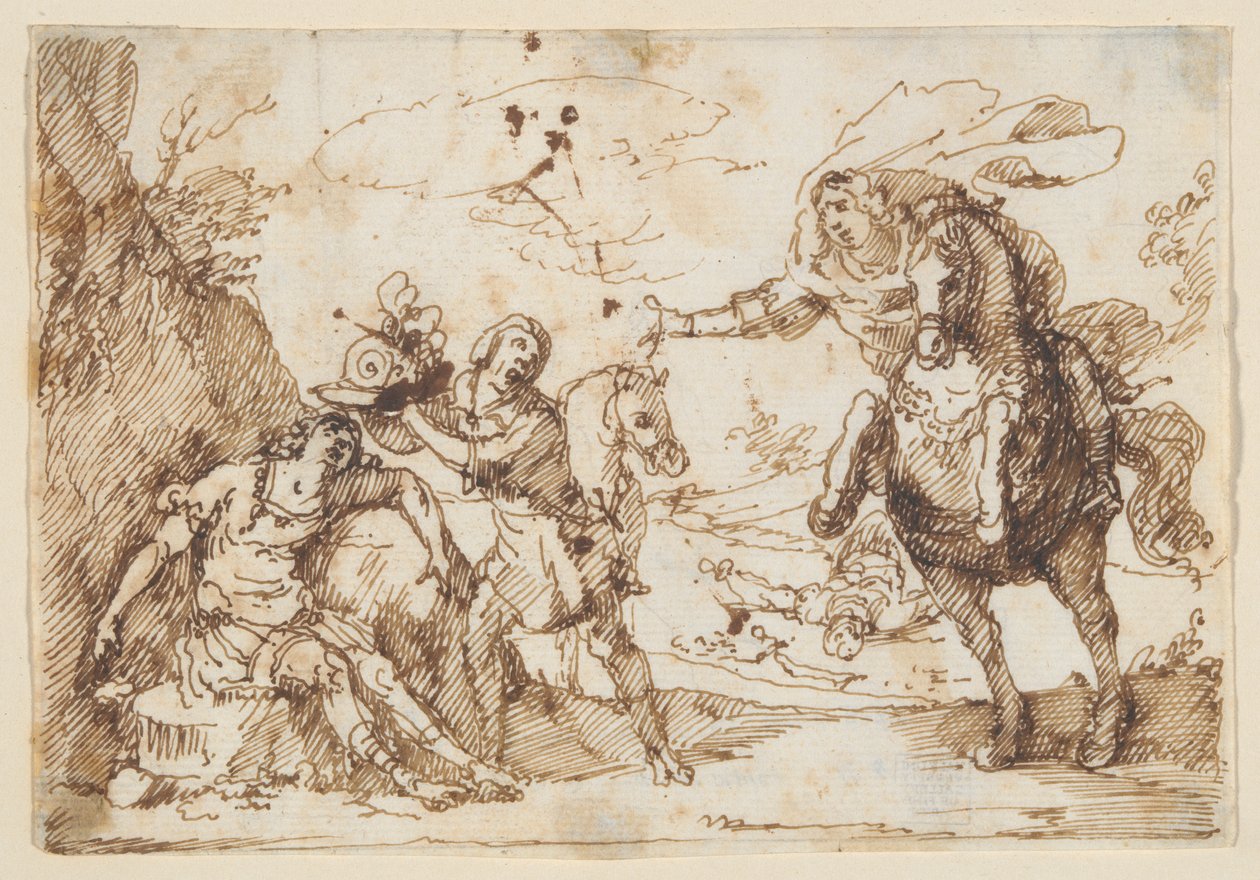 Scéna z Tassa od Francesco Allegrini