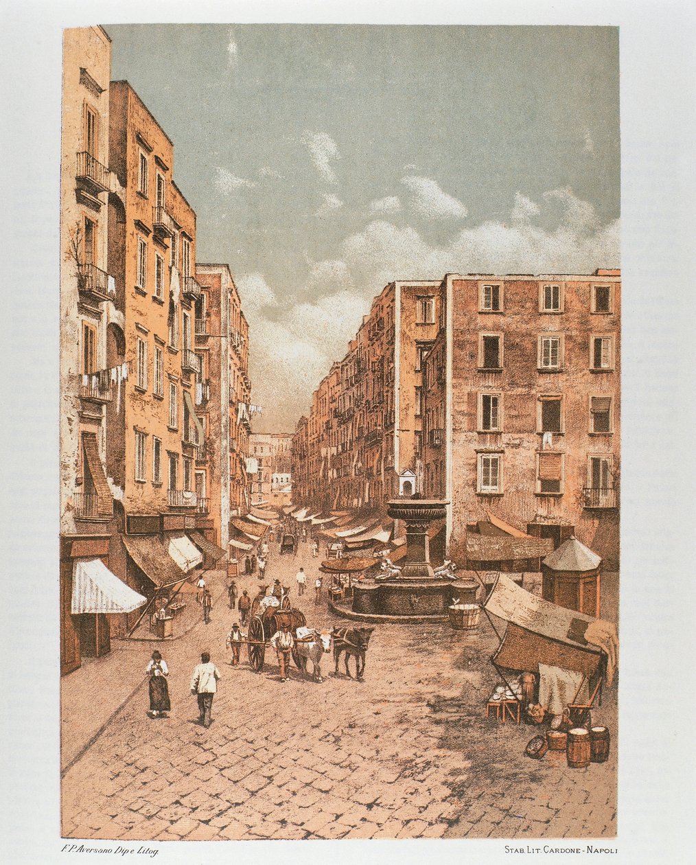 Itálie, Neapol, Přístavní cesta od Francesco Aversano