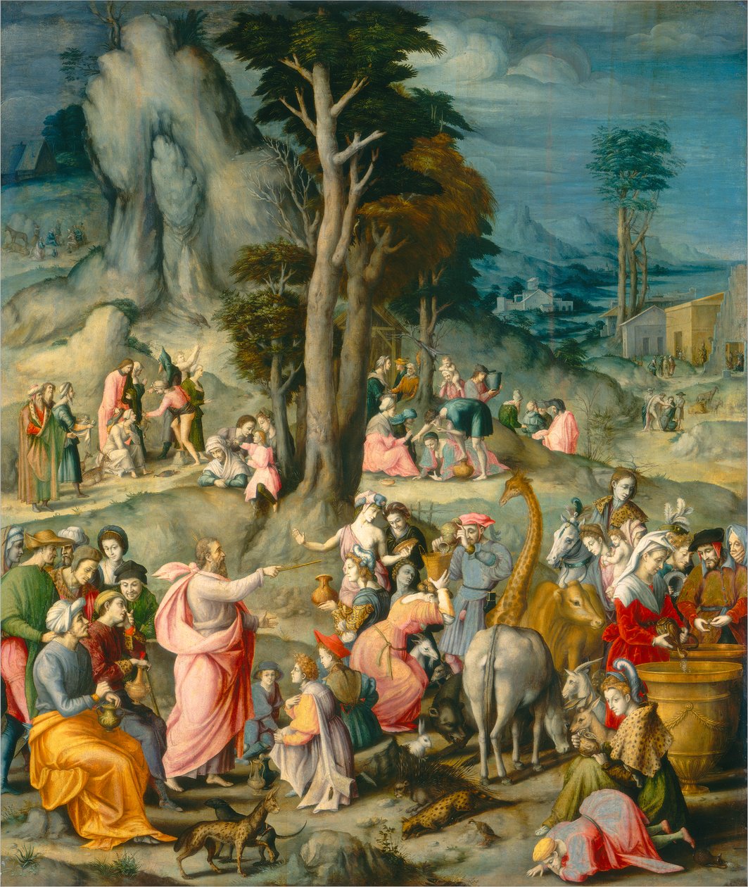 Shromáždění many od Francesco Bacchiacca