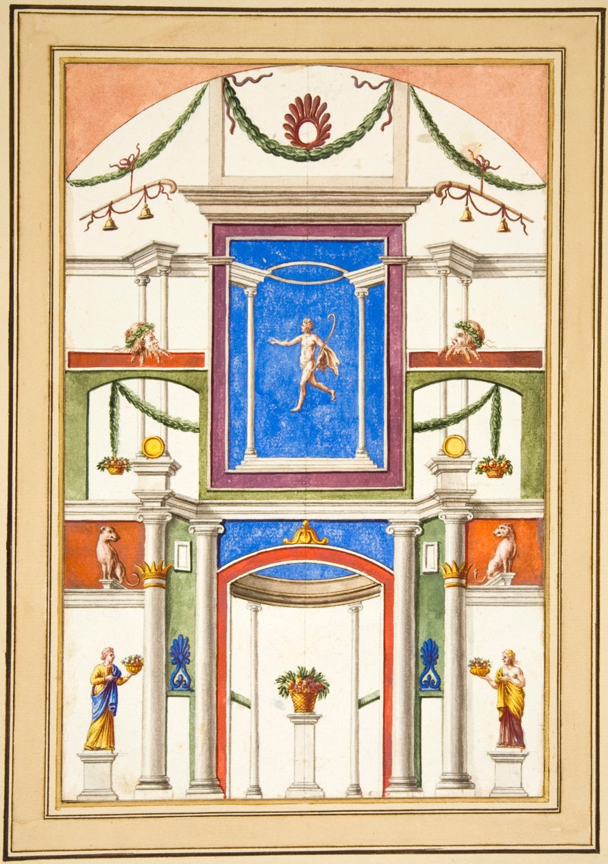 Holkham II. 13, folio z alba Ashby II (wc na papíře) od Francesco Bartoli